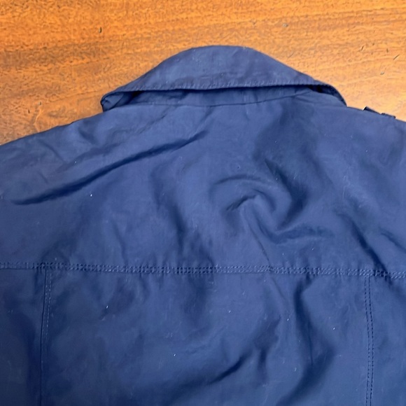 Tommy Hilfiger Rain Coat Navy Blue stylish coat size small - Picture 10 of 12